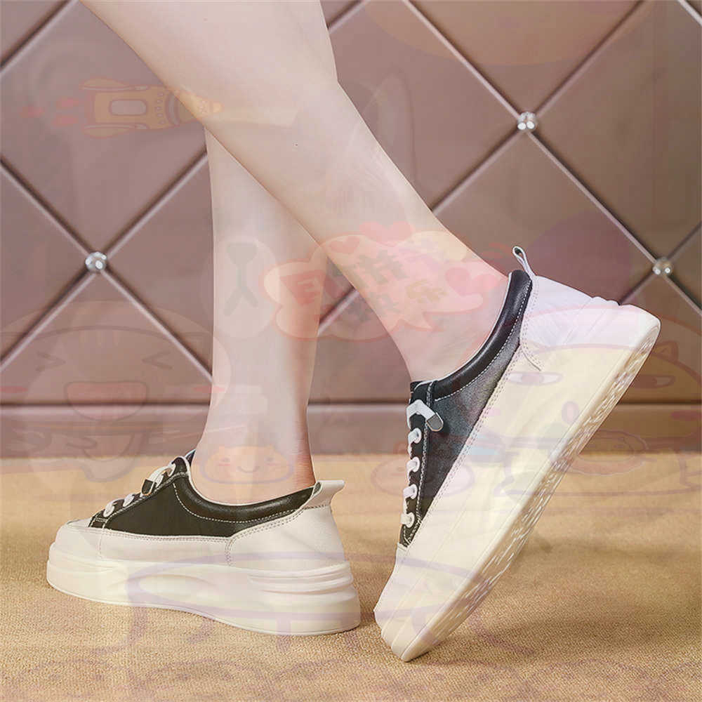 Women'S Accessories Rainbow Shops - LACE-up Chunky Loafers ผู้หญิงสเก็ตบอร์ดกีฬารองเท้าตะกร้ารองเท้าผ้าใบจริงแบบพกพาข่าวตะกร้า Teni ที่มีคุณภาพสูง