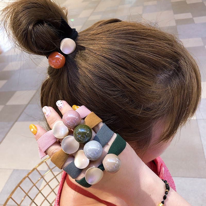 Women Accessories Sale - ขายร้อนเกาหลี Scrunchie หญิงสาวผมยางยืดอุปกรณ์เสริม Tie เชือกผมแหวนผู้ถือเครื่องประดับ Headdress