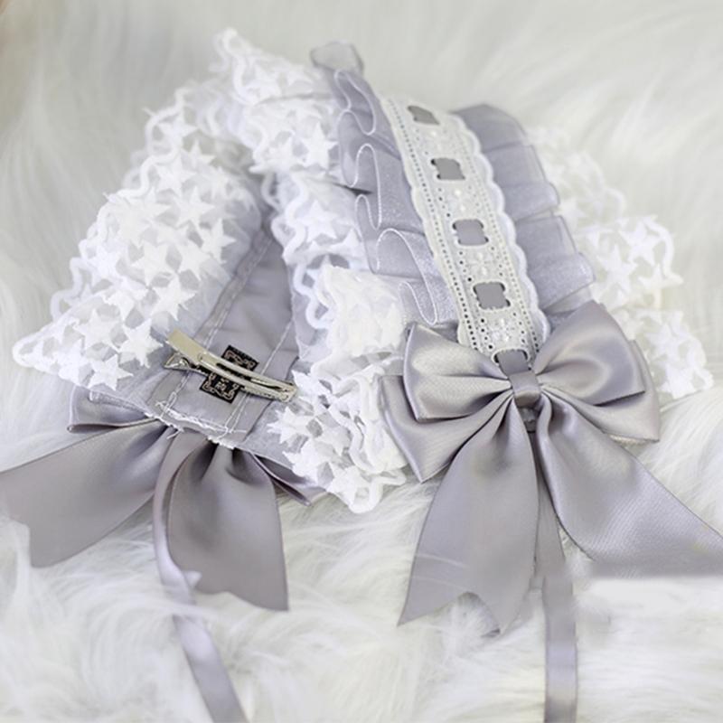 Women Accessories App - 39BD Star ลูกไม้ริบบิ้น Bowknot Headband คอสเพลย์