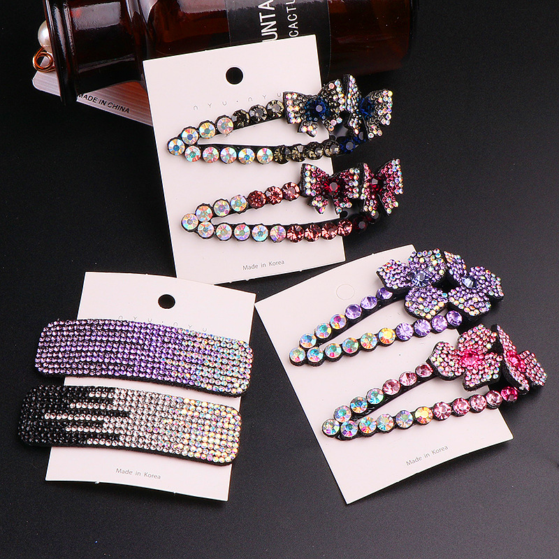 Women Accessories Sale - 2022 ใหม่แฟชั่นขายร้อนหรูหรา Rhinestone Bangs BB คลิป