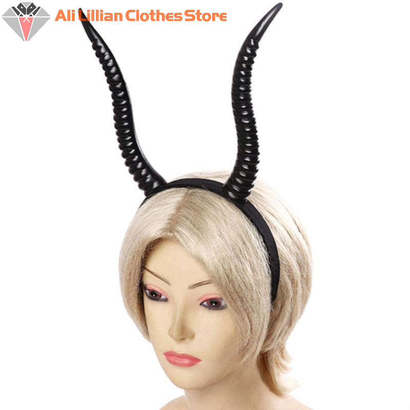 Women Accessories Sale - ขายร้อน! ที่คาดผมรูปเขาแกสเซล สำหรับคอสเพลย์ อุปกรณ์แฟนซี เครื่องประดับศีรษะผู้หญิง สำหรับงานฮาโลวีน