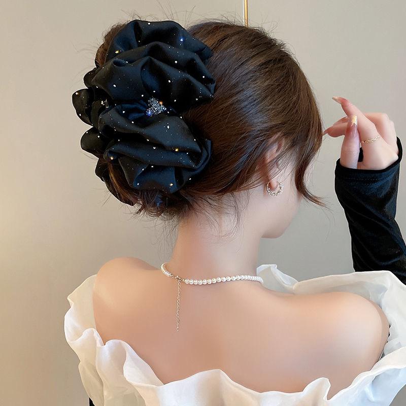 Women Accessories Sale - กิ๊บติดผมตาข่ายประดับเพชรสองด้านขนาดใหญ่พิเศษ รุ่นใหม่ ลดราคา 1 ชิ้น สำหรับผู้หญิง