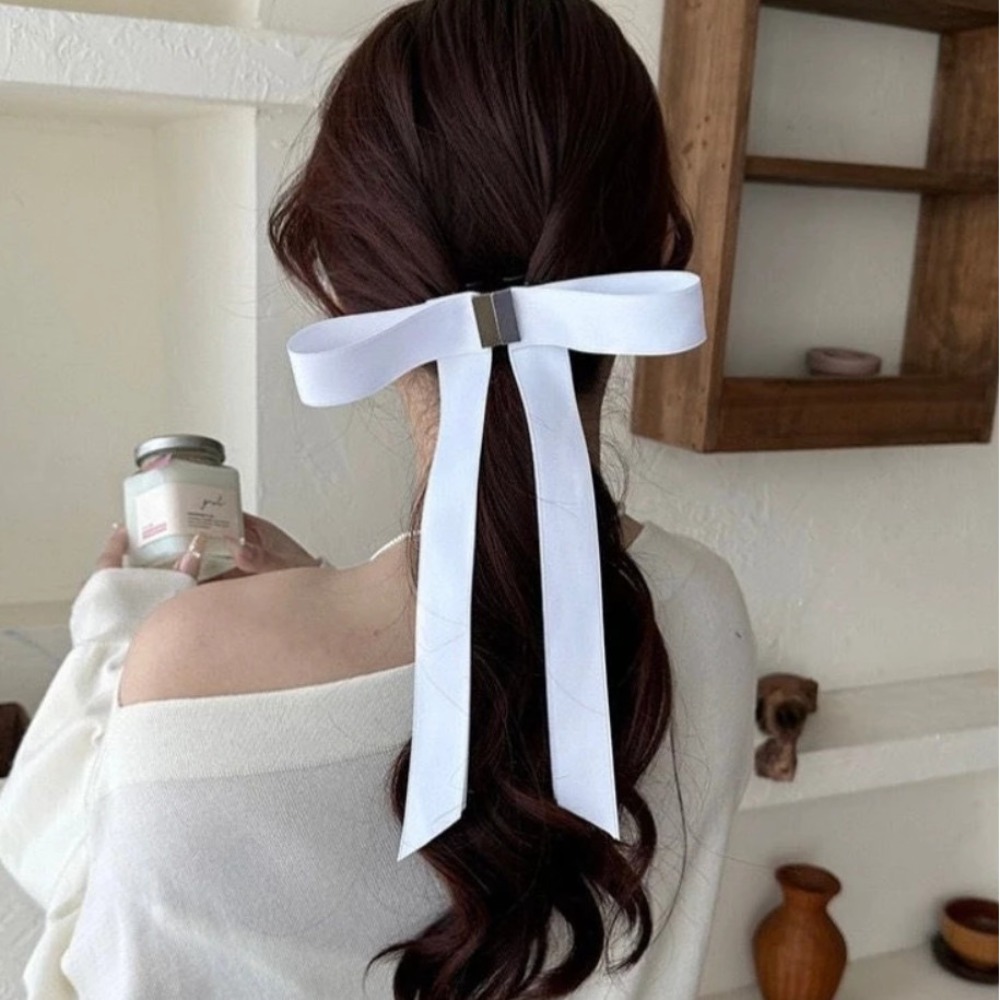 Women'S Accessories Rainbow Shops - กิ๊บติดผมรูปโบว์สายรุ้ง 1 ชิ้น แบบถอดได้ แม่เหล็กติดผม โบว์ผ้าซาติน
