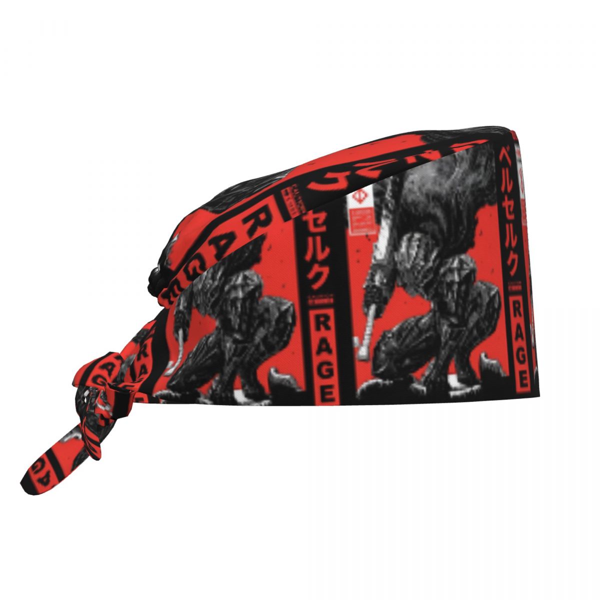 Accessories Brand For Women - หมวกทำงาน B-Berserks หมวกผ่าตัดสำหรับผู้หญิง แบรนด์ Warriors ลายพิมพ์นักรบ
