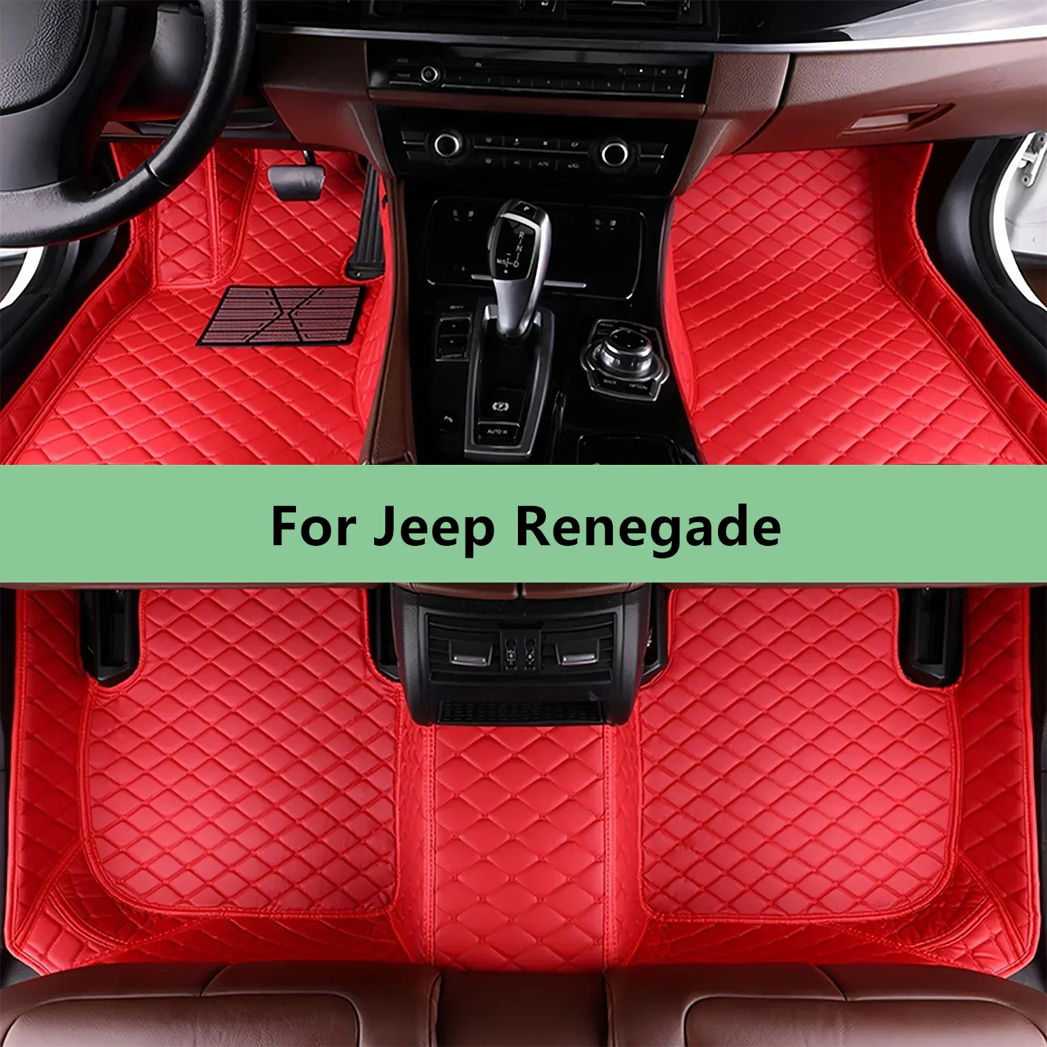 Women'S Jeep Accessories - พรมปูพื้นรถยนต์สำหรับรถจี๊ป เรเนเกด 2018 2017 2016 พรมปูพื้นสำหรับชายหญิงอุปกรณ์ตกแต่งภายในรถยนต์