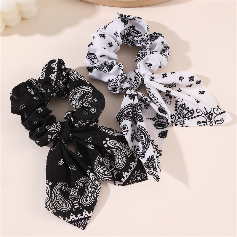 2 ชิ้น/เซ็ต ยางรัดผมพิมพ์ลาย – - Hair Tie Velvet บทวิจารณ์และราคา