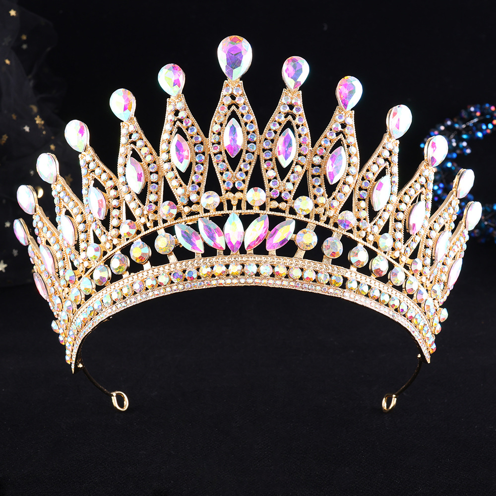 มงกุฎคริสตัลทรงหยดน้ำสไตล์วินเ - Women Jewelry Accessories For Black Dress บทวิจารณ์และราคา