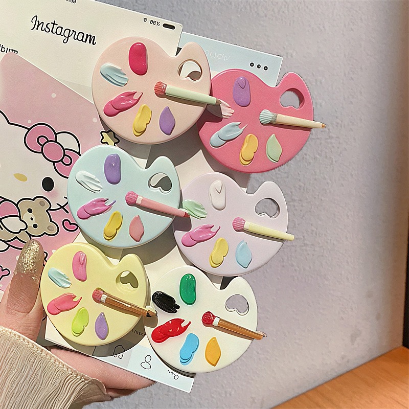 กิ๊บติดผมน่ารัก ลายกระดานวาดภา - Women Accessories Drawing บทวิจารณ์และราคา