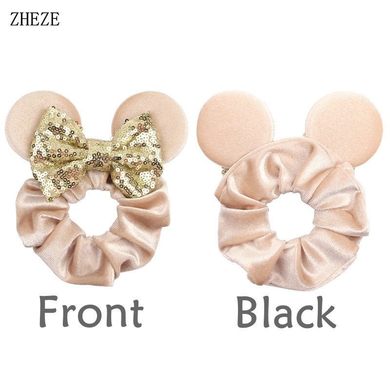 ที่คาดผมหูหนูกำมะหยี่ 1 ชิ้น ส - Hair Tie Velvet บทวิจารณ์และราคา