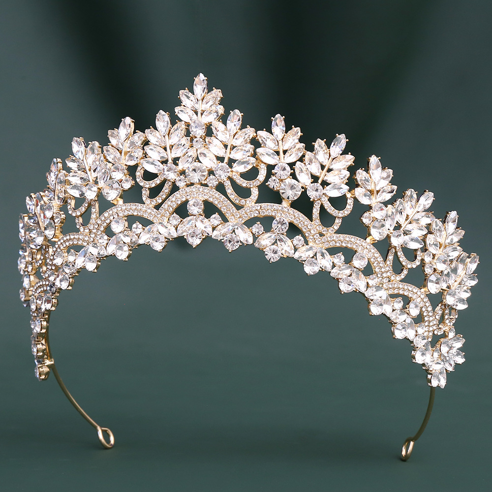 มงกุฎคริสตัลสี AB สไตล์บาโรกขน - Women Jewelry Accessories For Black Dress บทวิจารณ์และราคา
