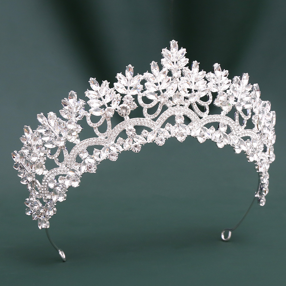 มงกุฎคริสตัลสี AB สไตล์บาโรกขน - Women Jewelry Accessories For Black Dress บทวิจารณ์และราคา