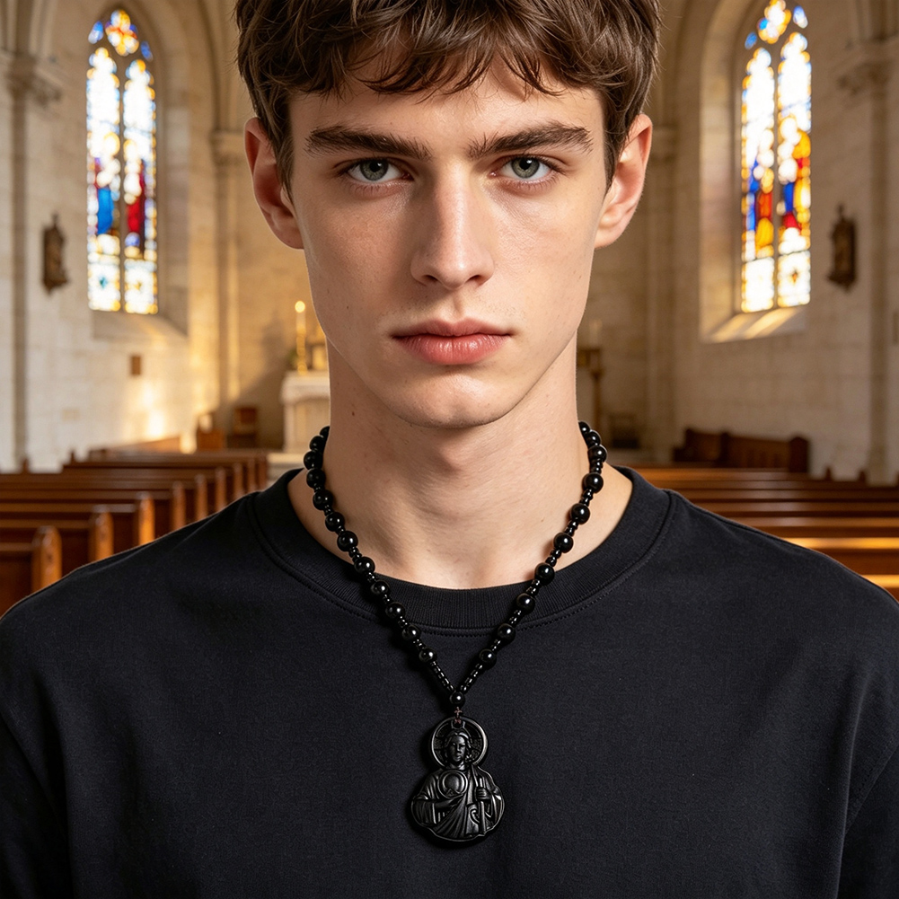 Atural Obsidian-Jesus Sacred H - Women Accessories Meaning บทวิจารณ์และราคา