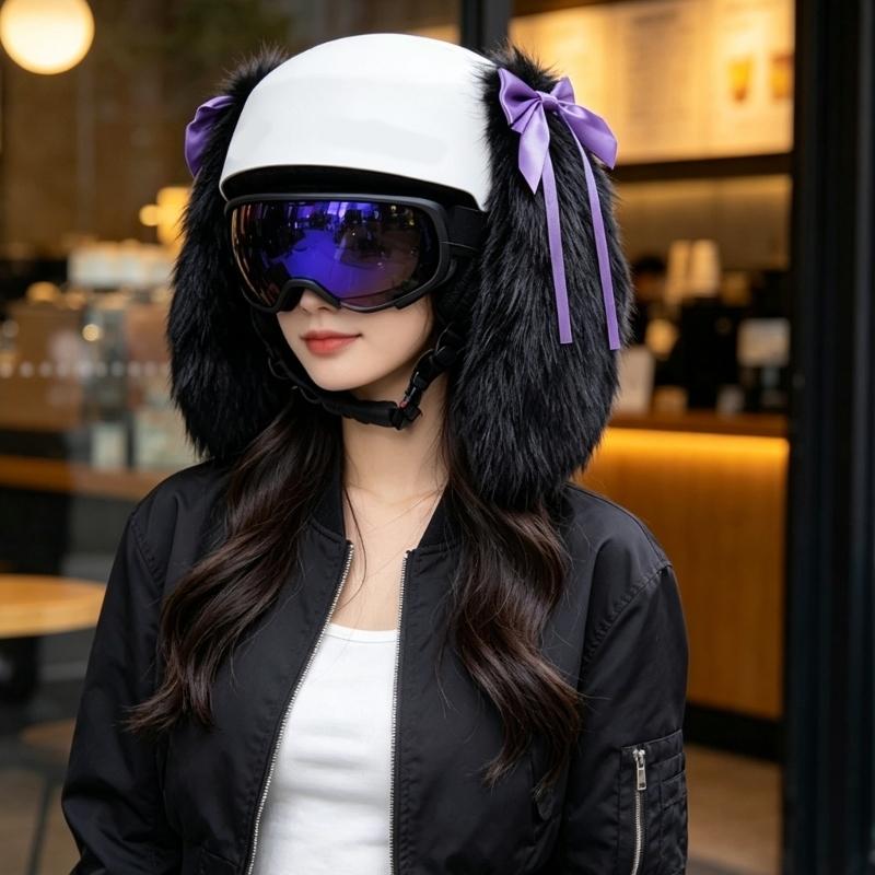 31BB อุปกรณ์เสริมหมวกกันน็อคหู - Women Accessories Description บทวิจารณ์และราคา