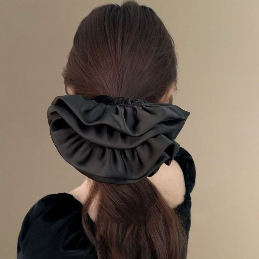ยางมัดผมกำมะหยี่ขนาดใหญ่ - ยาง - Hair Tie Velvet บทวิจารณ์และราคา