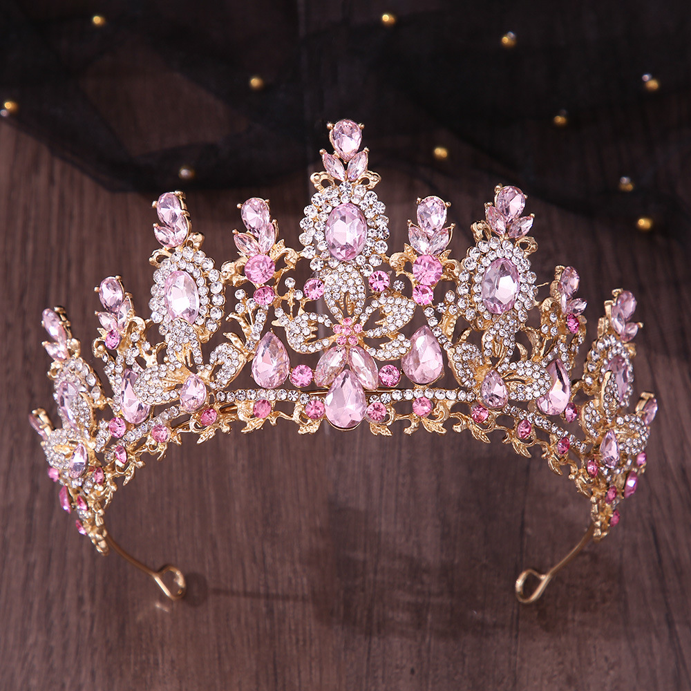 มงกุฎเจ้าหญิงสไตล์บาโรกประดับค - Women Jewelry Accessories For Black Dress บทวิจารณ์และราคา