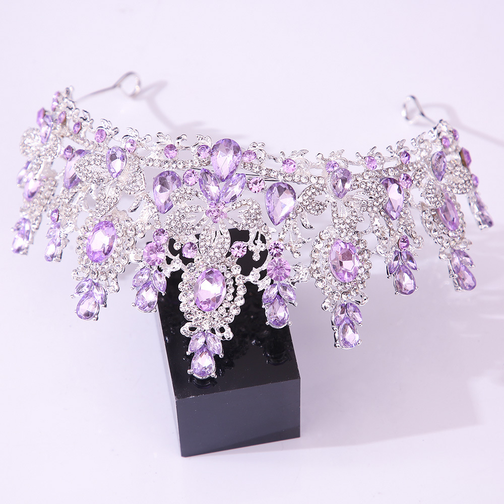 มงกุฎเจ้าหญิงสไตล์บาโรกประดับค - Women Jewelry Accessories For Black Dress บทวิจารณ์และราคา
