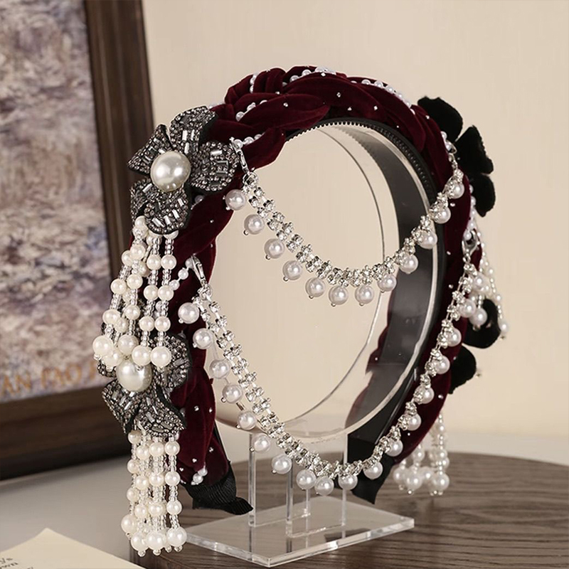 ที่คาดผมสไตล์ฝรั่งเศสย้อนยุคปร - Women Accessories Sale บทวิจารณ์และราคา