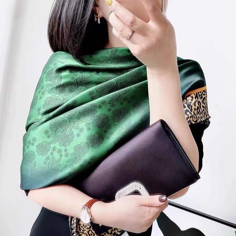 [BYSIFA] ใหม่สีเขียวมรกตผ้าพัน - Accessories Brand For Women บทวิจารณ์และราคา