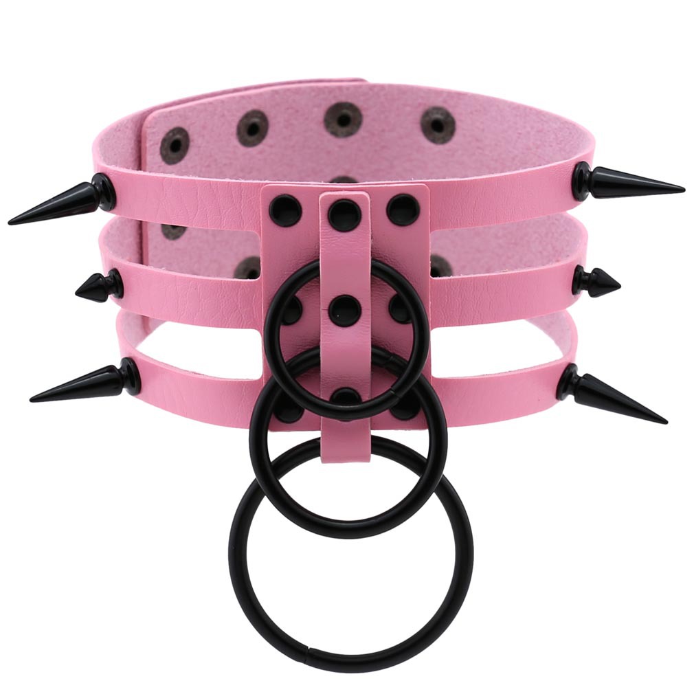 แฟชั่นผู้หญิงสีดำผู้ชาย Rivet  - Women'S Emo Accessories บทวิจารณ์และราคา