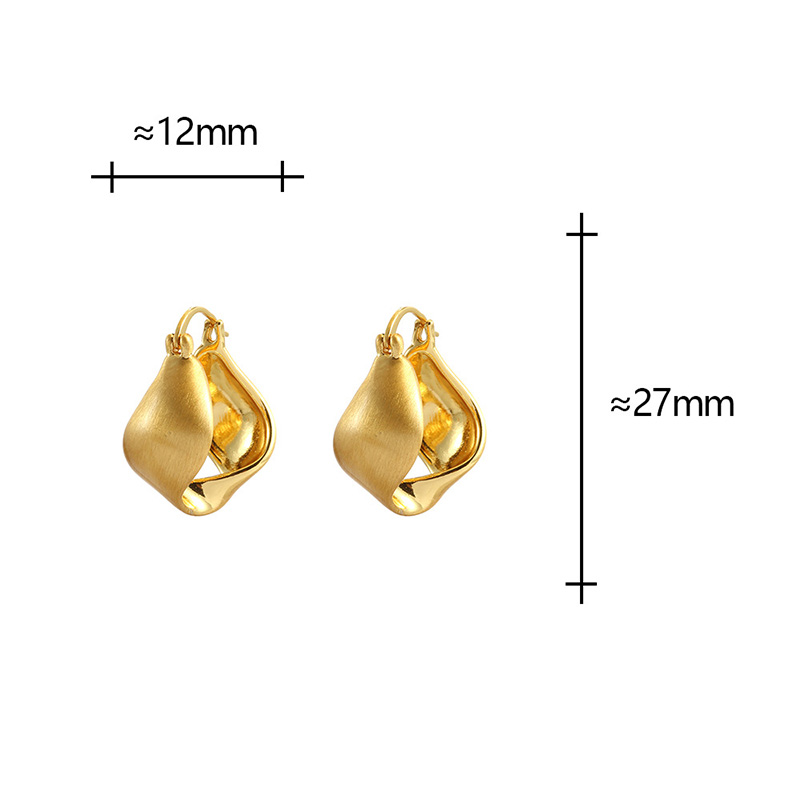 ต่างหูห่วงลายใบไม้สีเงินแบบเกล - Women Accessories Drawing บทวิจารณ์และราคา