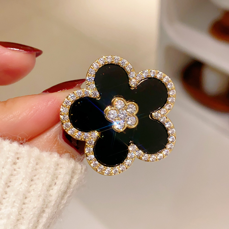 ดอกไม้สีดําเข็มกลัดสําหรับผู้ห - Women Jewelry Accessories For Black Dress บทวิจารณ์และราคา
