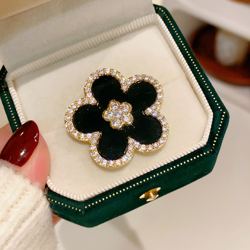 ดอกไม้สีดําเข็มกลัดสําหรับผู้ห - Women Jewelry Accessories For Black Dress บทวิจารณ์และราคา