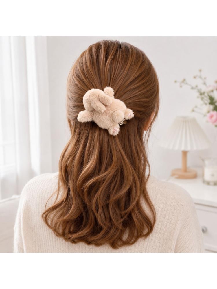 A52E กิ๊บกระต่ายนุ่มตุ๊กตาสัตว - Women Accessories Description บทวิจารณ์และราคา