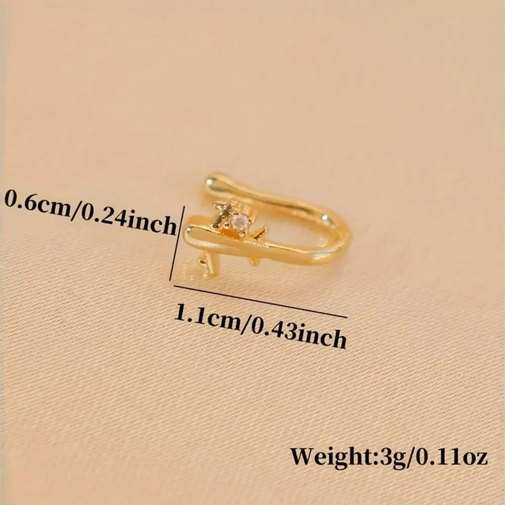 คลิปหนีบจมูกดีไซน์รูปเครื่องบิ - Women Accessories Sale บทวิจารณ์และราคา