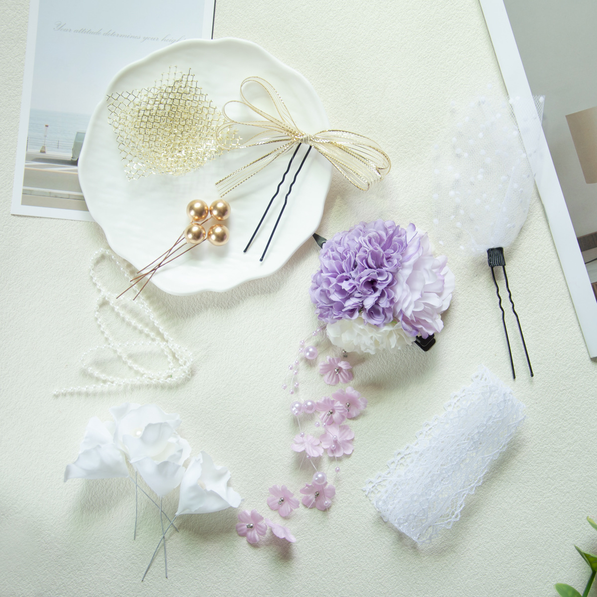 ชุดเครื่องประดับผมสไตล์กิโมโน  - Women'S Kimono Accessories บทวิจารณ์และราคา