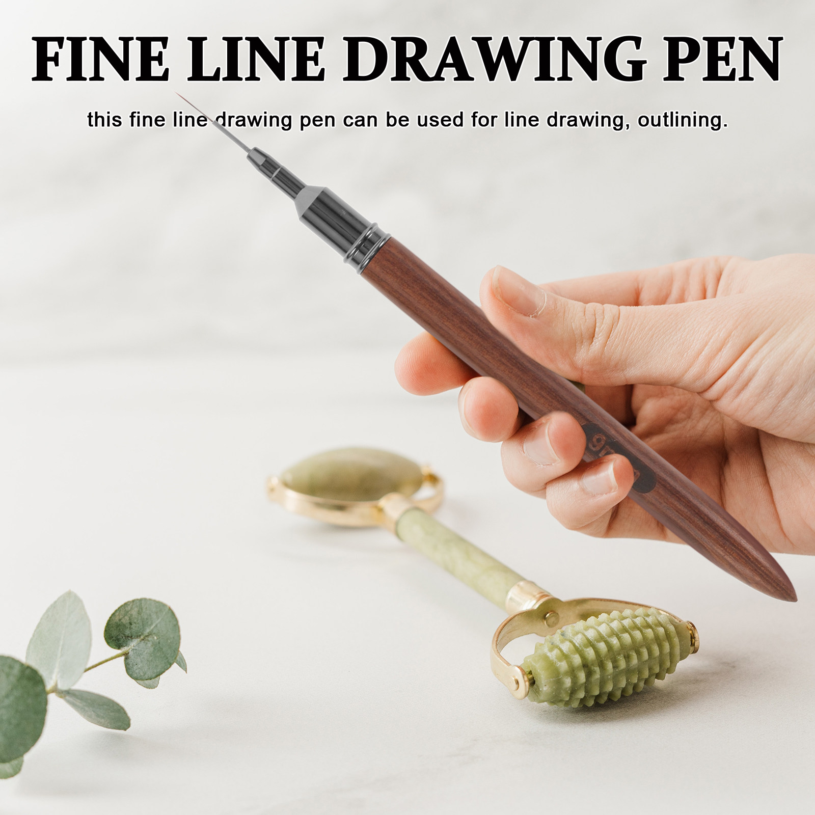 แปรงวาดลายเล็บละเอียด ด้ามไม้  - Women Accessories Drawing บทวิจารณ์และราคา