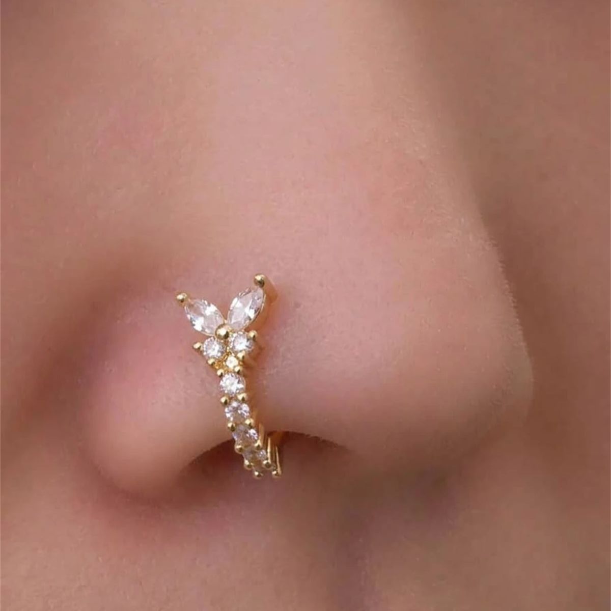 คลิปหนีบจมูกแบบไม่ต้องเจาะรู ด - Women Accessories Sale บทวิจารณ์และราคา