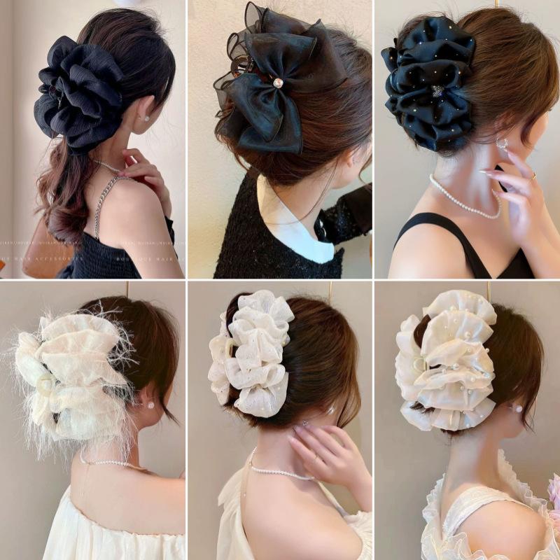 กิ๊บติดผมตาข่ายประดับเพชรสองด้ - Women Accessories Sale บทวิจารณ์และราคา