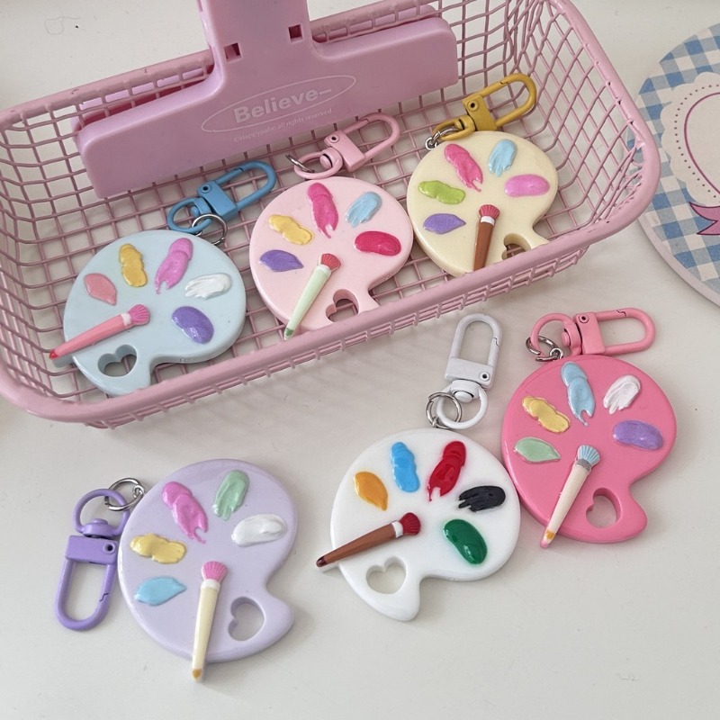 พวงกุญแจจี้กระดานวาดภาพเรซิน 3 - Women Accessories Drawing บทวิจารณ์และราคา