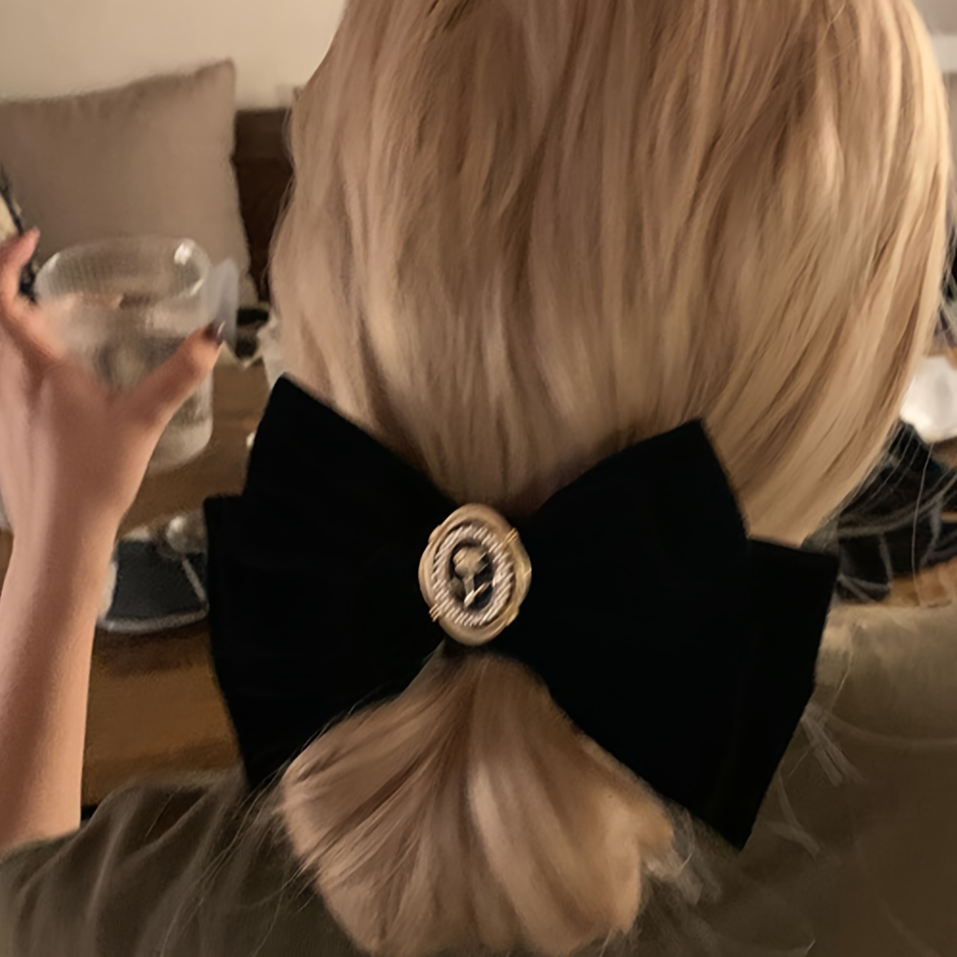 Elegant กํามะหยี่โบว์ผม Tie Go - Hair Tie Velvet บทวิจารณ์และราคา
