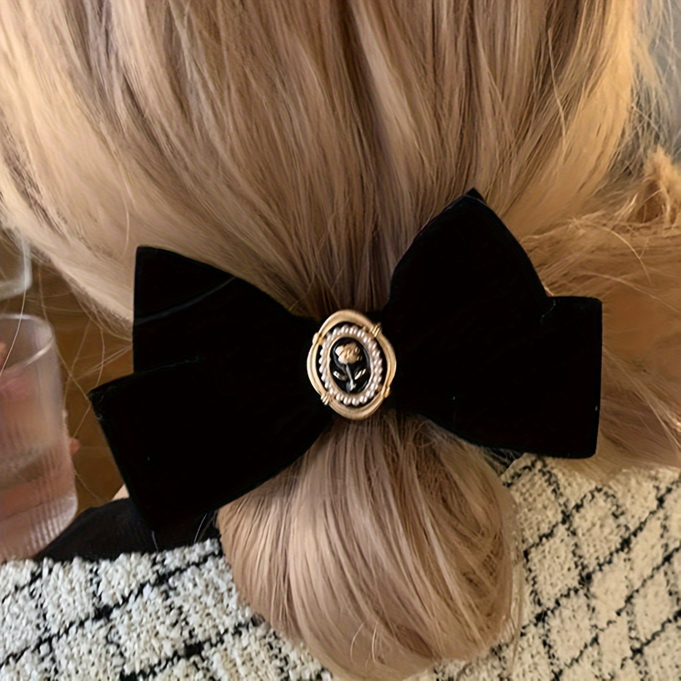 Elegant กํามะหยี่โบว์ผม Tie Go - Hair Tie Velvet บทวิจารณ์และราคา