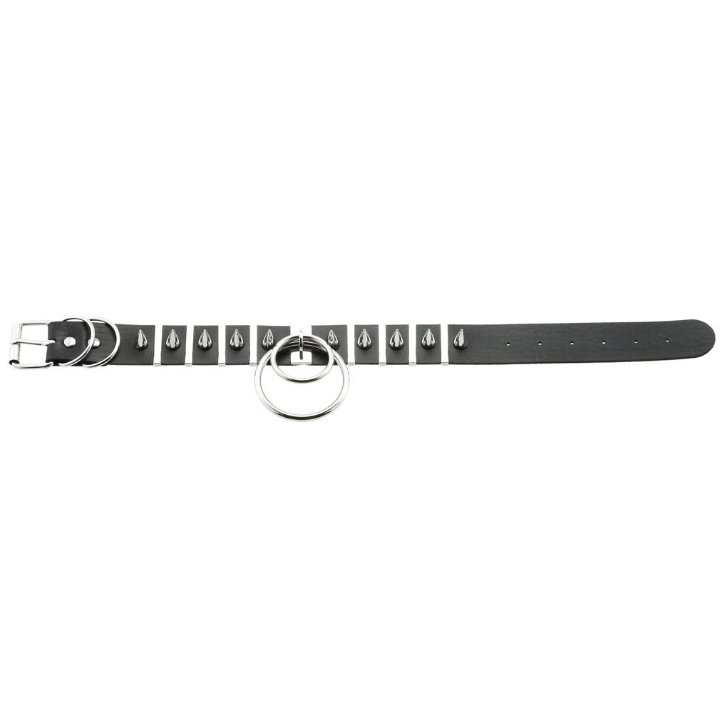 Big Spikes Choker คอหนังโลหะ P - Women'S Emo Accessories บทวิจารณ์และราคา