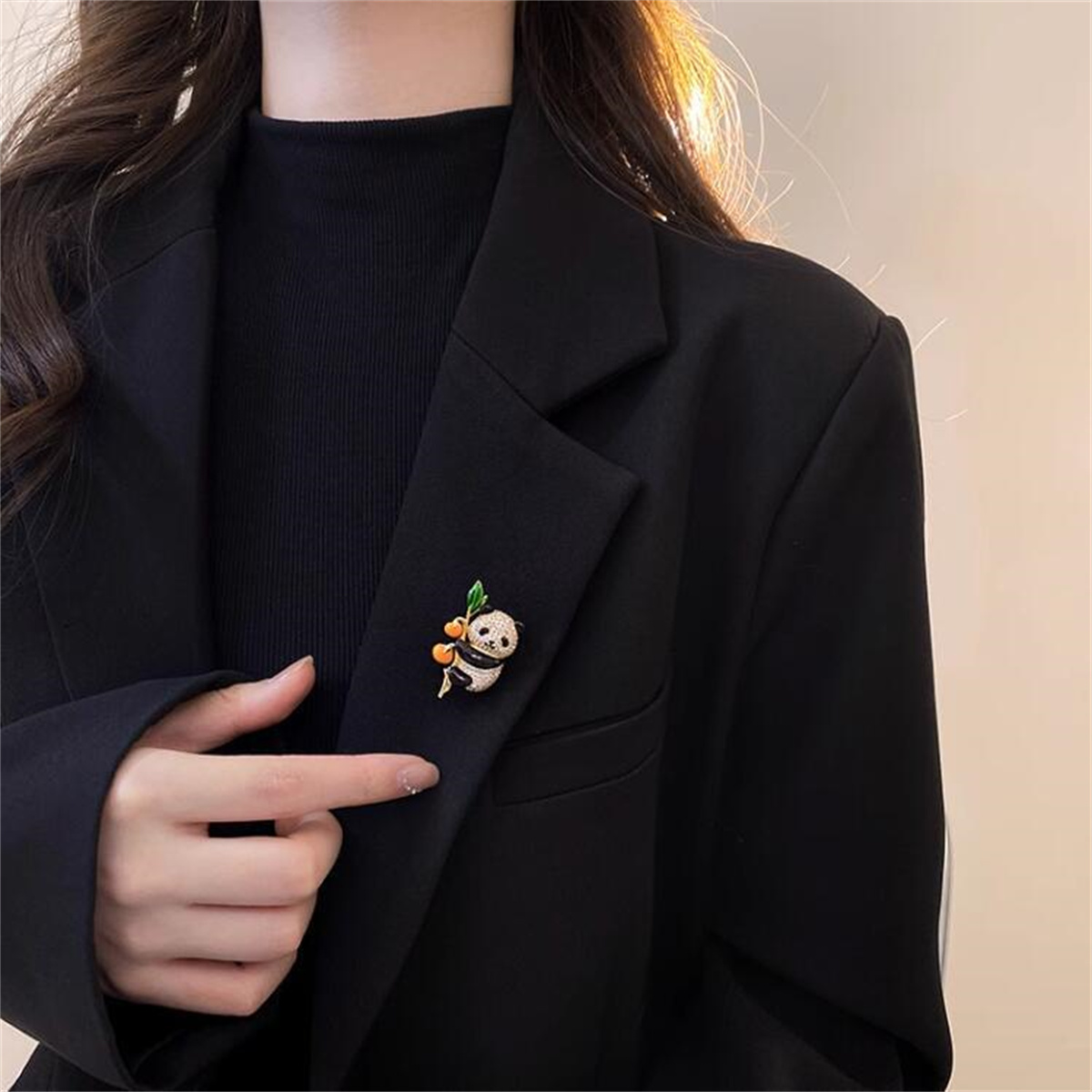 1 PC น่ารักแพนด้าเข็มกลัดลูกพล - Women Accessories Meaning บทวิจารณ์และราคา