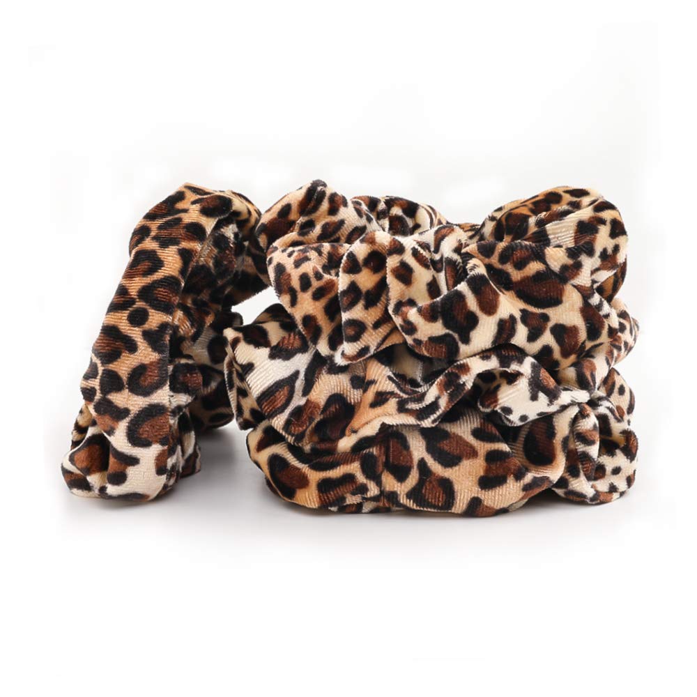 ยางมัดผมกำมะหยี่ลายเสือดาว 1/6 - Hair Tie Velvet บทวิจารณ์และราคา