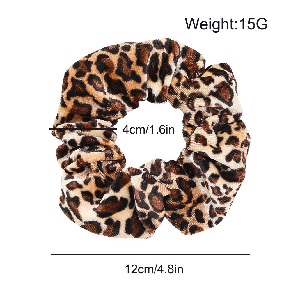 ยางมัดผมกำมะหยี่ลายเสือดาว 1/6 - Hair Tie Velvet บทวิจารณ์และราคา