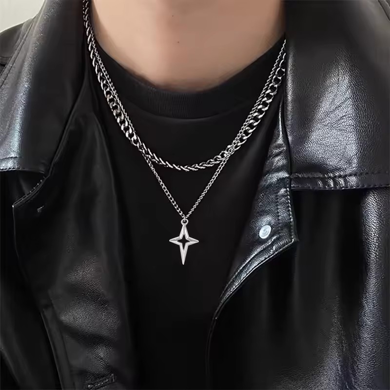 Gothic Black Cross Star จี้สร้ - Women'S Emo Accessories บทวิจารณ์และราคา